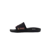 Skechers Herren Slides, Schwarzes Fußbett, 42 EU