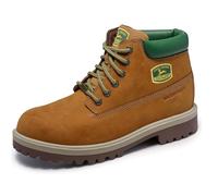 Schnürstiefel SKECHERS "SERGEANTS JOHN DEERE-DOZER", Herren, Gr. 40, braun (hellbraun, grün), Leder, kontrastfarbene Details, Schuhe, Boots mit John Deere Collaboration (64376648-40) hellbraun, grün