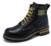 Skechers Herren John Deere: Cascades Leather Lace-up Work Boots Stiefel, Schwarz, 43 EU