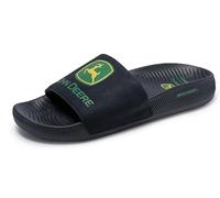 Skechers Herren John Deere Fixed Strap Slide Schiebe-Sandalen, Schwarz, 43 EU