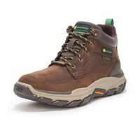 Skechers Herren John Deere - Respected - Landin Waterproof Mid Top Leather Lace Up Boots Stiefel, Cocoa, 41 EU