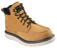 Skechers Herren John Deere X, Skechers Kadmiel - Grand Creek Schnürstiefel, gepolsterter Kragen, Beige, 40 EU