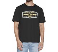Skechers Herren Latitude Tee T-Shirt, Black,