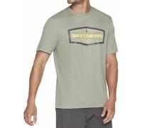 Skechers Herren Latitude Tee T-Shirt, Green,