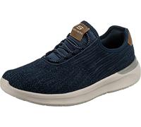 Skechers Herren Lattimore Coringa Sneaker, Navy Knitted Mesh, 46 EU