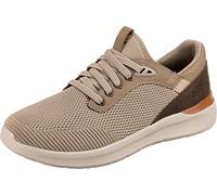 Skechers Herren Lattimore Lasiter Sneaker, Taupe Mesh Synthetic, 43 EU