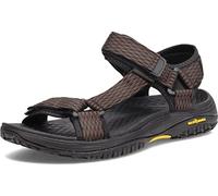 Skechers Herren Lomell Rip Tide Sandale, Braunes Netzgewebe, 45 EU