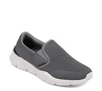 Skechers Men's Equalizer 4.0 Triple Play Relaxed Fit Low Top Sneaker Shoes Charcoal/Red 12
