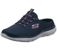 Skechers Herren Low-Top Sneaker BOBS Squad Chaos Prism Bold, Männer Sneakers,schnürschuhe,atmungsaktiv,Halbschuhe,Blau NVHP,39.5 EU