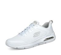 Skechers Herren Low-Top Sneaker DYNA-AIR Pelland, Männer Sneakers,Sportschuhe,Freizeitschuhe,Turnschuhe,Laufschuhe,Weiß WHT,47.5 EU
