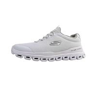 Skechers Herren Low-Top Sneaker Glide-Step SYLO, Männer Slip-On,Halbschuhe,Slides,Schlupfschuhe,schluepfschuhe,Loafer,Skater,Weiß WHT,46 EU