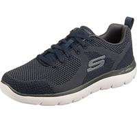 Skechers Herren Low-Top Sneaker Summits Brisbane, Männer Sneakers,maennlich,Men,man,Halbschuhe,straßenschuhe,Strassenschuhe,Blau,48,5 EU