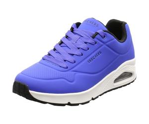 Skechers Herren Low-Top Sneaker UNO Stand ON AIR, Männer Sneakers,Sportschuhe,Freizeitschuhe,Turnschuhe,Laufschuhe,Freizeit,Blau,45 EU