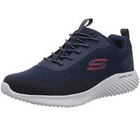 Skechers Herren, Marineblauer Strick-Synthetik-Rand, 42.5 EU