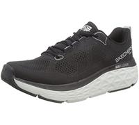 Skechers Herren Max Cushioning Delta Road Running Shoe, Schwarz-weißes Synthetik-Textil, 45.5 EU
