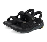Skechers Herren MAX Cushioning Premier 2.0 Sandal Julian Sandalen, Black and Charcoal Textile/Synthetic, 41 EU