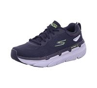 Skechers Herren MAX Cushioning Premier Perspective Road Running Shoe, Black and Lime Textile, 41.5 EU