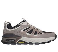 Skechers Herren Max Protect Sherwood Ridge Sneaker, Taupe Leather/Synthetic/Black Trim, 41.5 EU