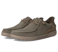 Skechers Herren Melson-Coronado Sneaker, Khaki, 41 EU Weit
