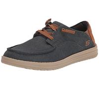 Skechers Herren Melson Planon, Marineblau, 44 EU X-Weit