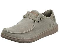 Skechers Herren Mokassin Melson-Raymon Canvas Taupe Gr. 43 EU