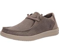 Skechers Herren Melson Raymon Sneaker, Khaki Canvas, 42.5 EU