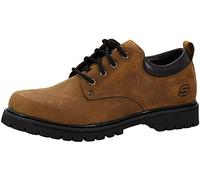 Skechers Herren Moreno Canvas Oxford Schuh, Beige (TPE 578), 45.5 EU Weit