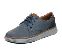 Skechers Herren Moreno Canvas Oxford Schuh, Blau, 48.5 EU