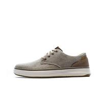 Skechers Herren Moreno Canvas Oxford Schuh, Khaki, 45 EU