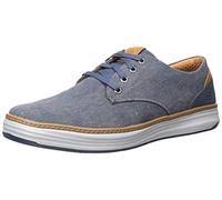 Skechers Herren Moreno Canvas Oxford-Schuh, Blue NVY 417, 49.5 EU