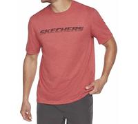 Skechers Motion T-Shirt in Rot, Größe XL, Vegan