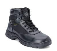 Skechers Herren New Wascana-Benen Taktische Militärstiefel, Schwarz, 45 EU Weit