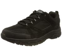 Skechers Herren Oak Canyon Duelist Sneaker, Schwarzes Leder-PU-Netz-Rand, 45 EU