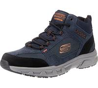 Skechers Herren Oak Canyon Ironhide Hohe Sneaker, Navy Suede Mesh Pu Orange Trim, 46 EU