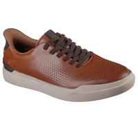 Skechers Herren Owen Connell Slip-InTurnschuhe, Brown Synthetic, 41 EU