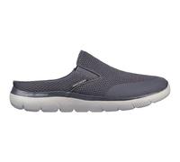 Skechers Summits Vindicator Herren Clogs Pantoletten Pantoletten Slipper Slip On Freizeitschuhe Gartenschuhe Weite: regulär, herausnehmbare Einlegesohle, grau, 43 EU