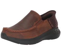 Skechers Herren Parson-Oswin mit Slip-In Technologie Mokassin, Braun, 47.5 EU Weit