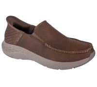 Skechers Herren Slip-Ins Sneaker Parson - Oswin Relaxed Fit Braun Größe 44