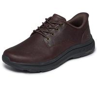 Skechers Herren Pollard Colt Turnschuhe, Red Brown Leather/Synthetic, 47.5 EU