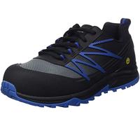 Skechers Herren Bauschuhe Puxal – Schwarz/Blau – Synthetik/Textil/Leder – Größe 45