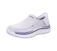 Skechers Herren Remaxed Fenick Slip-On, Gray Washed Canvas, 43 EU