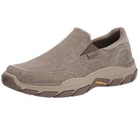 Skechers Herren Respected-Fallston Canvas-Slipper, Taupe, 39.5 EU