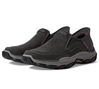 Skechers Herren Slipper Respected-Holmgren mit Slip-in-Technologie Anthrazit Größe 48.5 EU