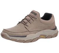 Skechers Herren Respected-Loleto Moc Toe Bungee Lace Slip On, Taupe, 48.5 EU