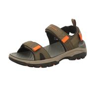 Skechers Herren Tresmen Sandalen, Olivgrün Mesh Synthetik, 42 EU