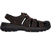 Skechers USA TresmenOutseen Herren-Sandalen, 14 DM, Schokoladenbraun, Schokoladenbraun