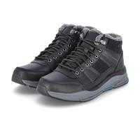 Skechers Herren Schnürboots VOREN Schwarz Leder