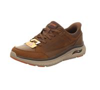 Sneaker SKECHERS "Skechers Sneaker Leder", Herren, Gr. 47,5, braun, Leder, Schuhe Sneaker (38651645-47,5) braun