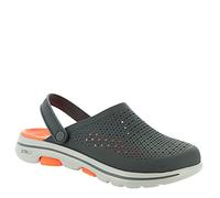 Skechers Herren-Schuh Foamies Go Walk 5, Astonished, Charcoal/Orange, 46 EU