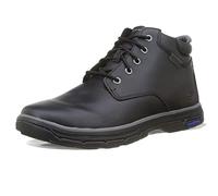 Skechers Herren Segment 2.0 Brogden Chukka-Stiefel, Black Leather, 47.5 EU